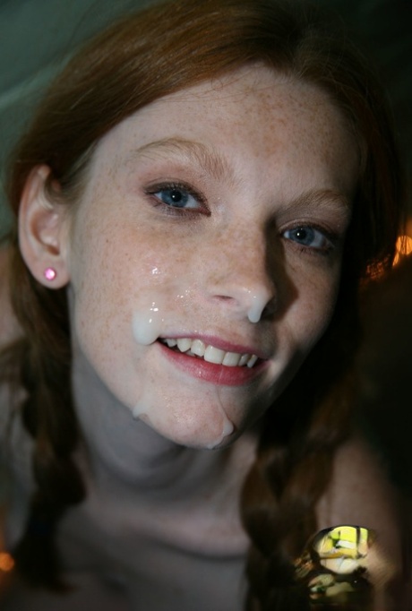 Best of Redhead teen cum facial