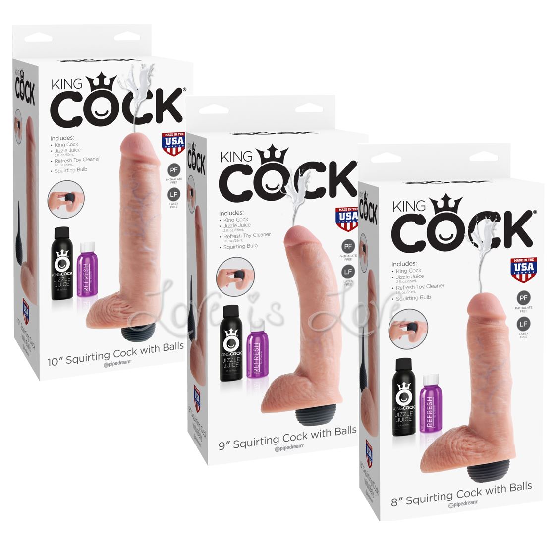 david beath recommends king cock squirting dildo pic