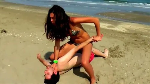 Best of Porn fight on beach