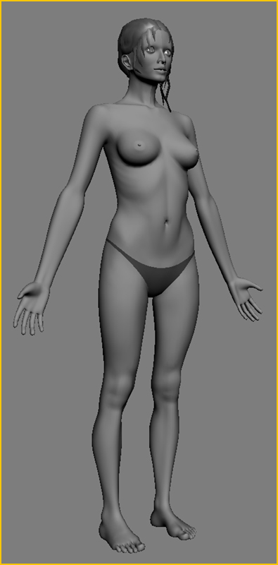 nude female figure models