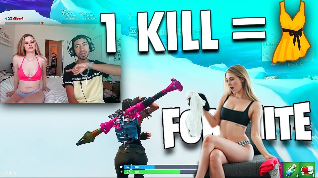 1 Kill One Strip Fortnite No Blur busty milana