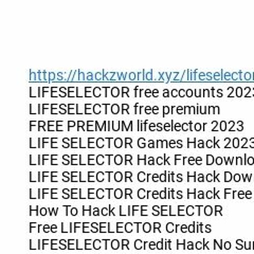 andrei biox recommends free life selector games pic
