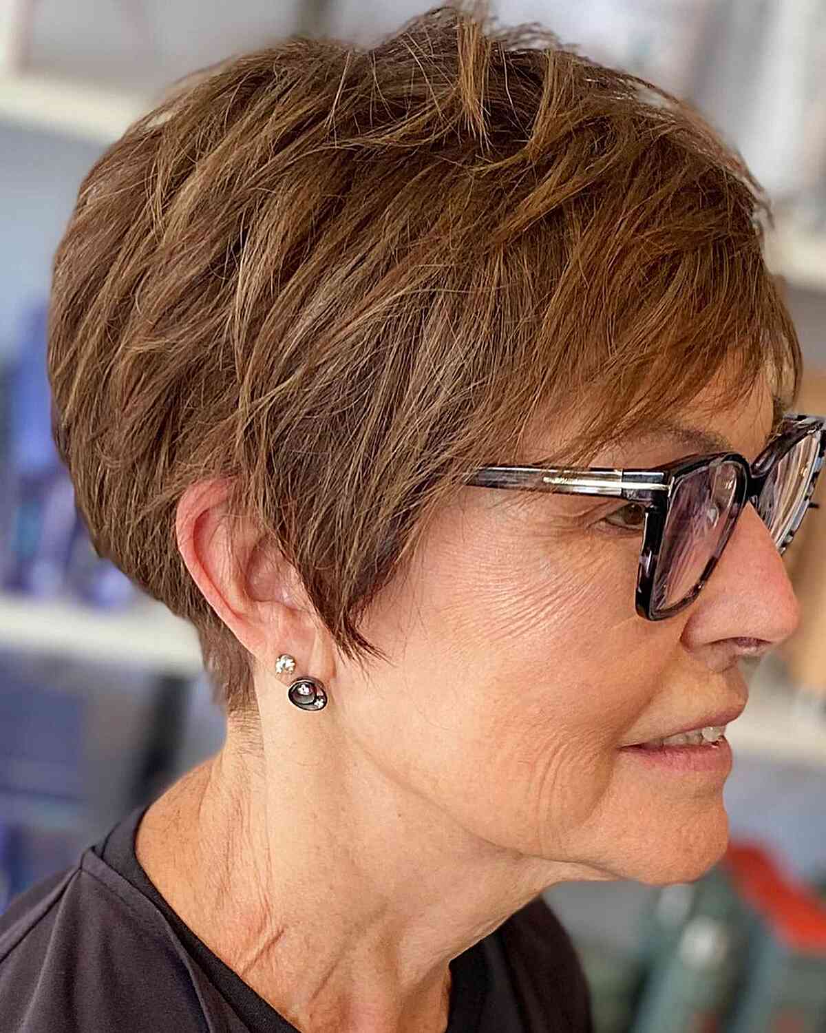 beau brouillette share hairstyles for over 50 with glasses photos