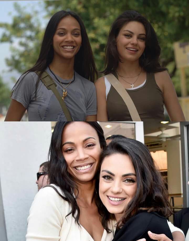 mila kunis and zoe saldana