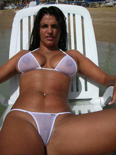 brandon padgett recommends milf see through bikini pic