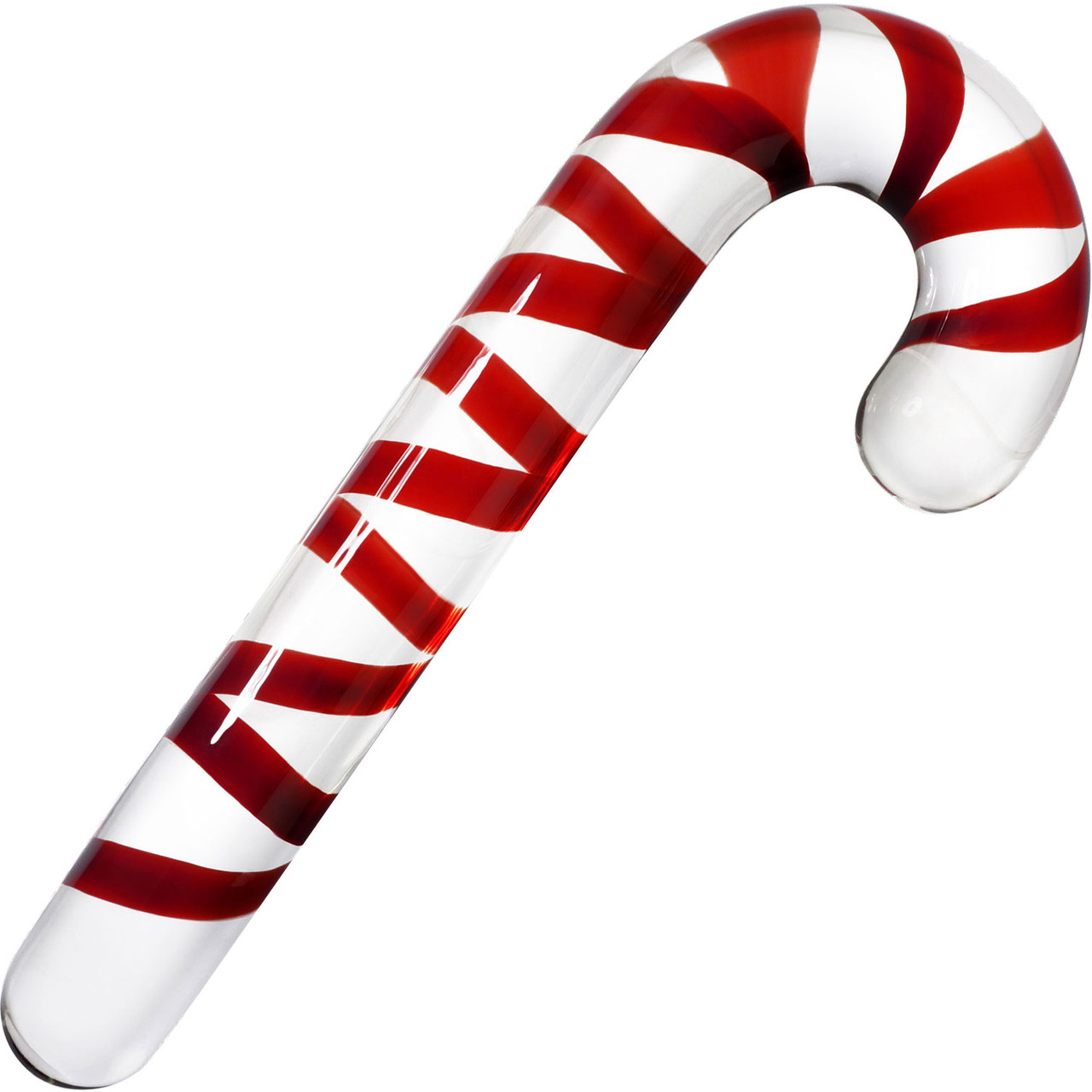 Best of Candy cane glass dildo