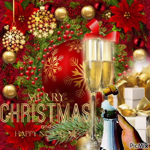 Best of Merry christmas and happy new year 2020 gif