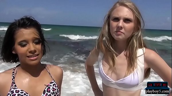 don asiago recommends two girls in van on beach porn pic