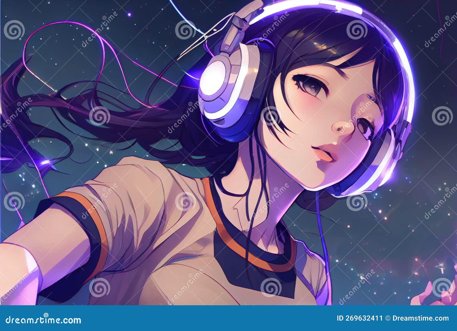 caroline martinez recommends Anime Girl Wearing Headphones
