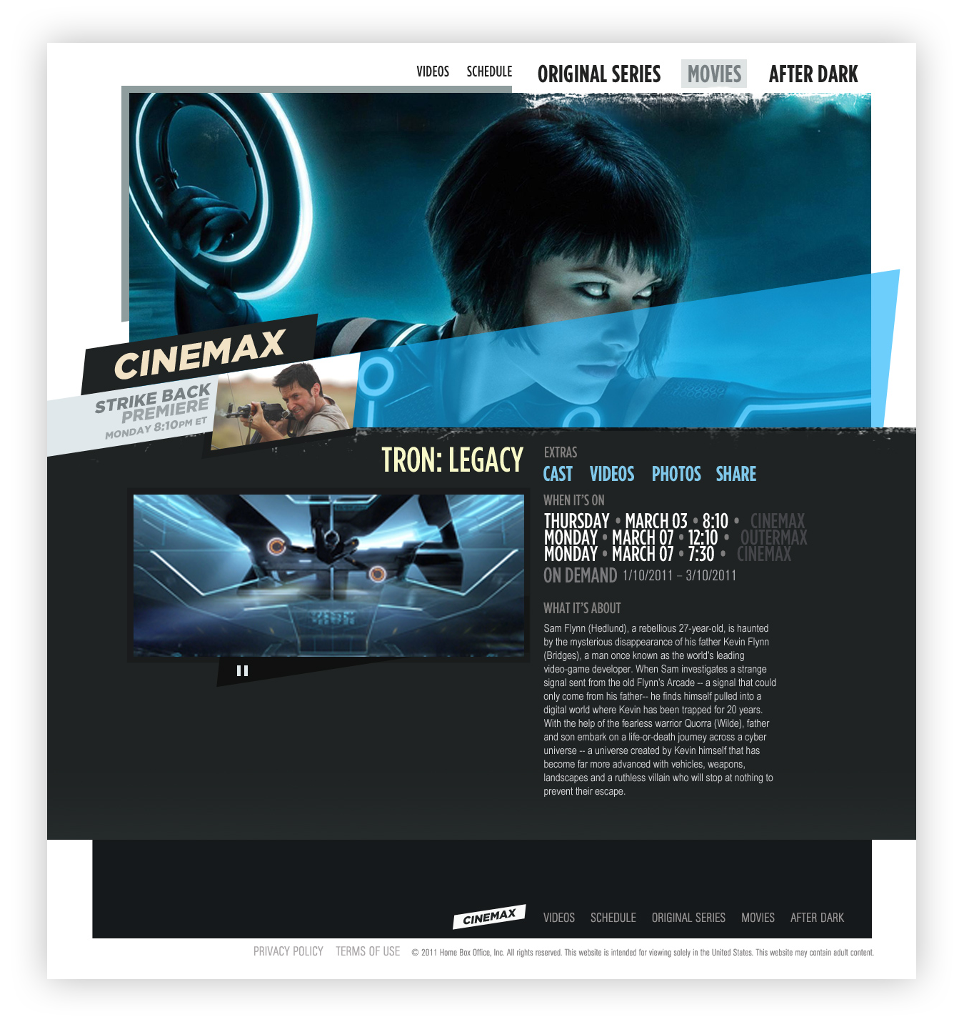 Cinemax After Dark Cast wave loop