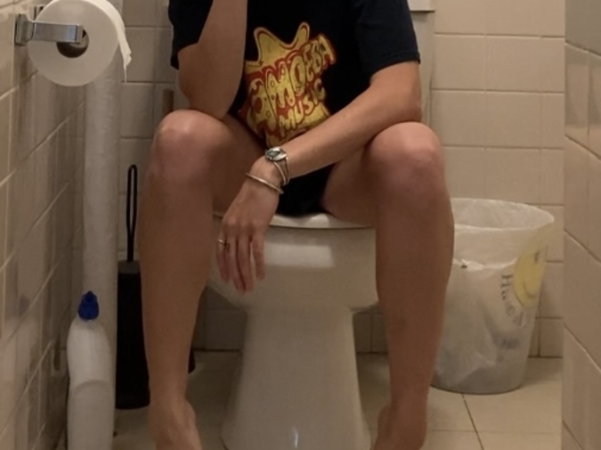 debi hurst recommends women shitting on toilet pic