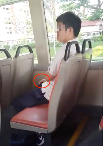 Best of Guy jacking off on bus