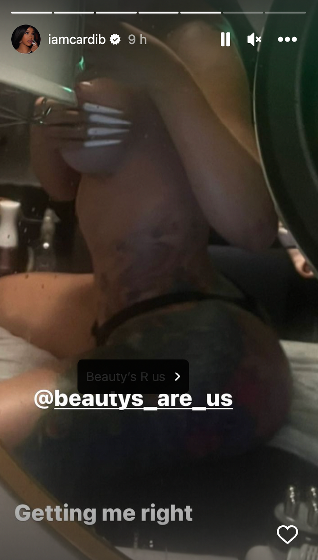Cardi B Nude Images the dead