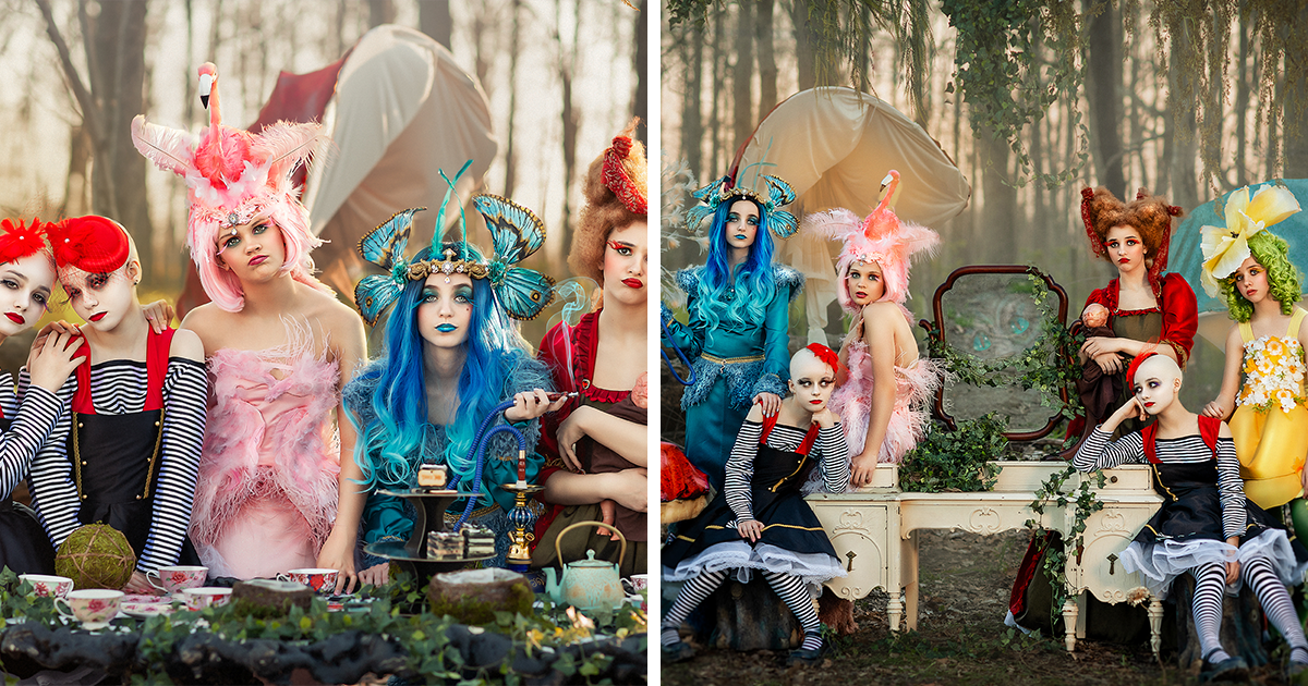 david b mcintosh add photo pics of alice in wonderland characters