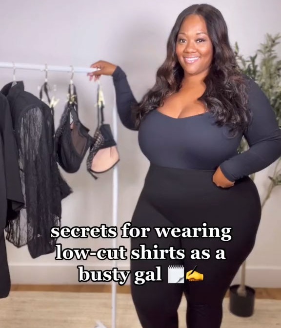 damone griffin recommends big boobs low cut shirt pic