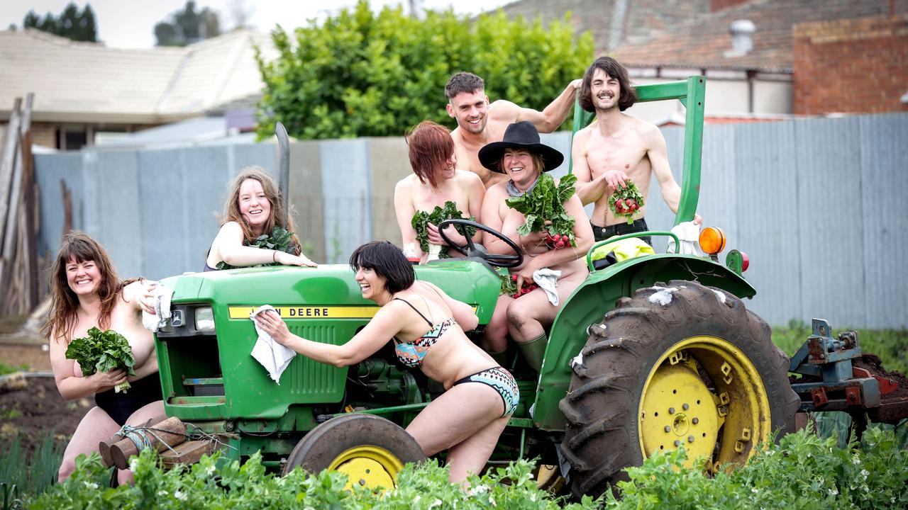 becky hendrix recommends naked on a tractor pic