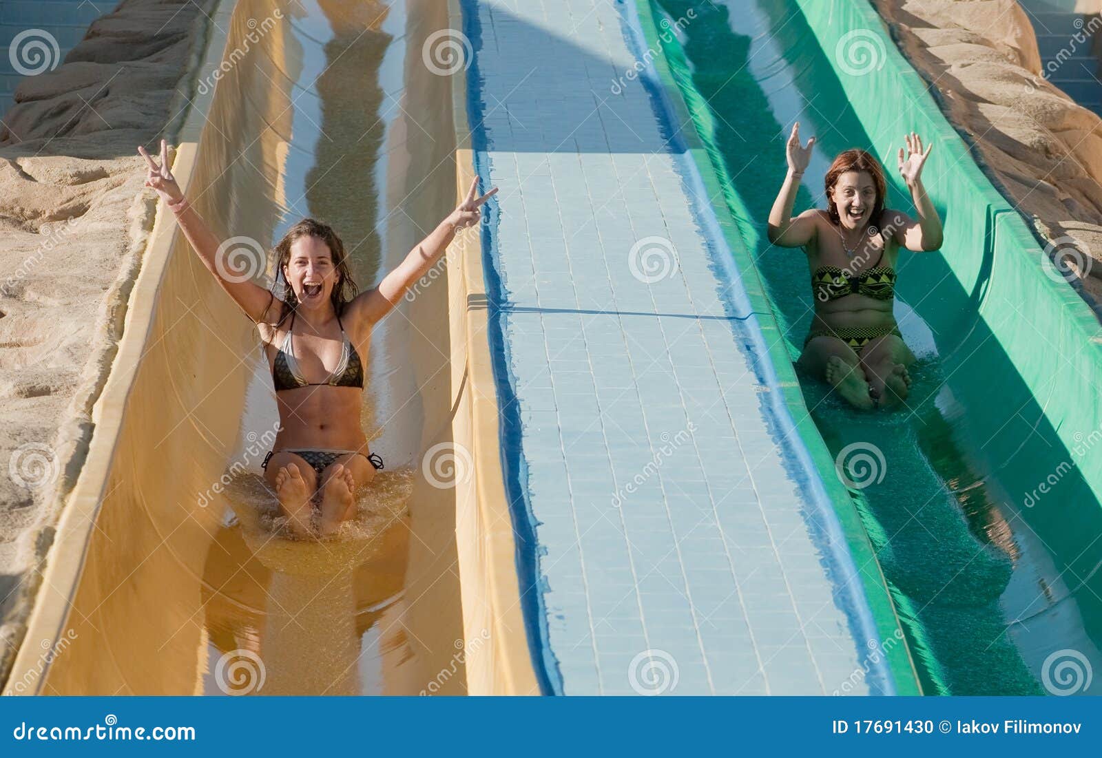 Bikini Vs Water Slide griffith twistys