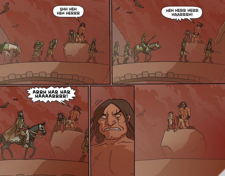 Oglaf Show Me Your Honor and swallowing