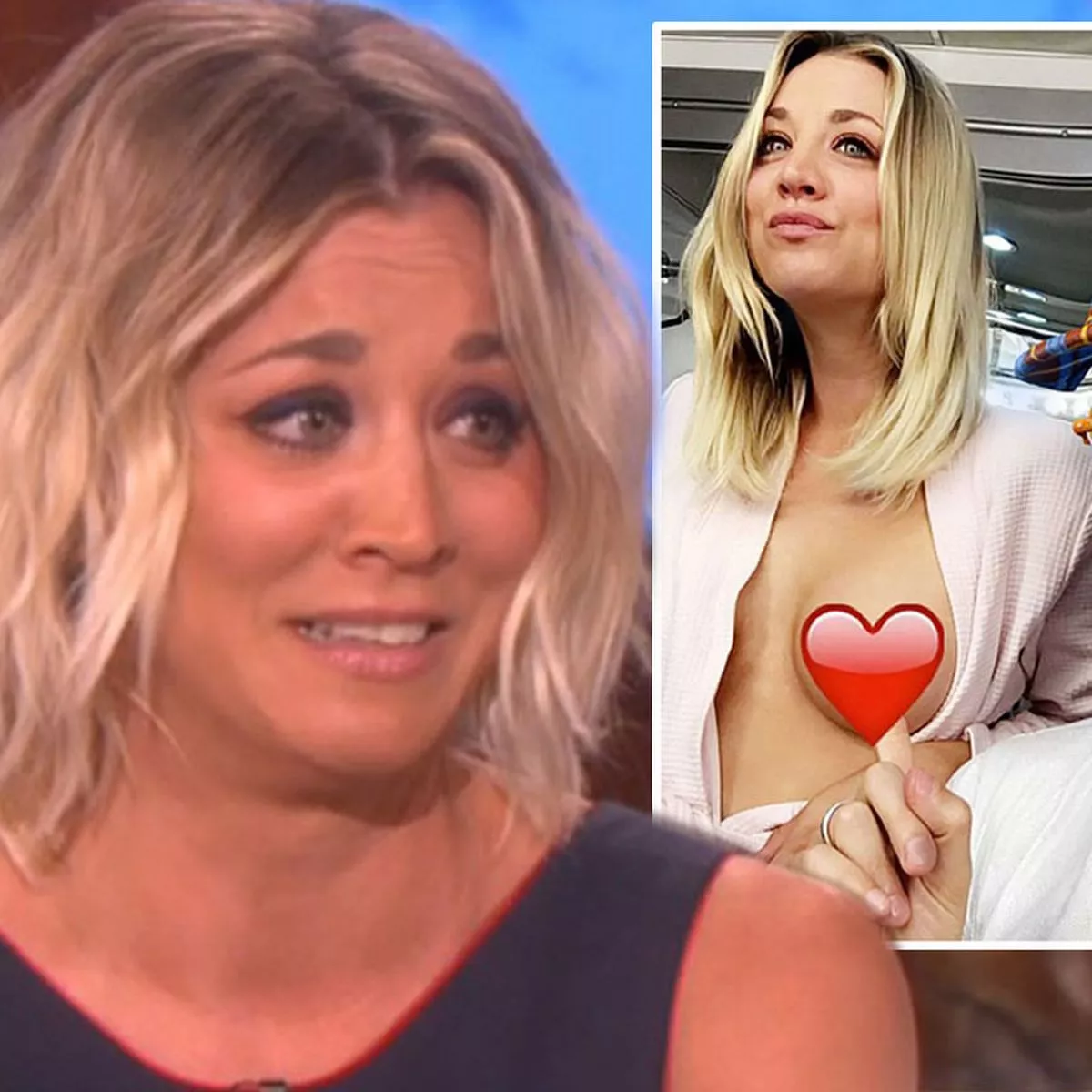 curtis mcmillion recommends Kaley Cuoco Bares Breast