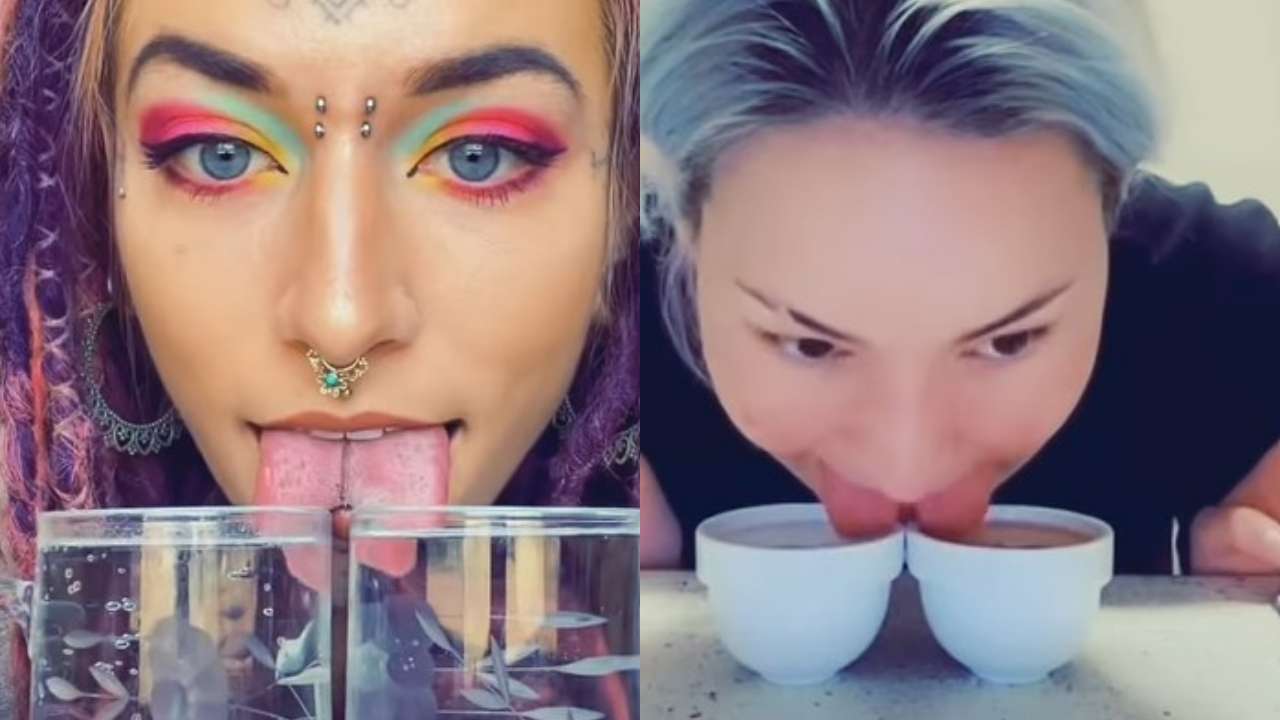 brandi templeton recommends woman with split tongue pic