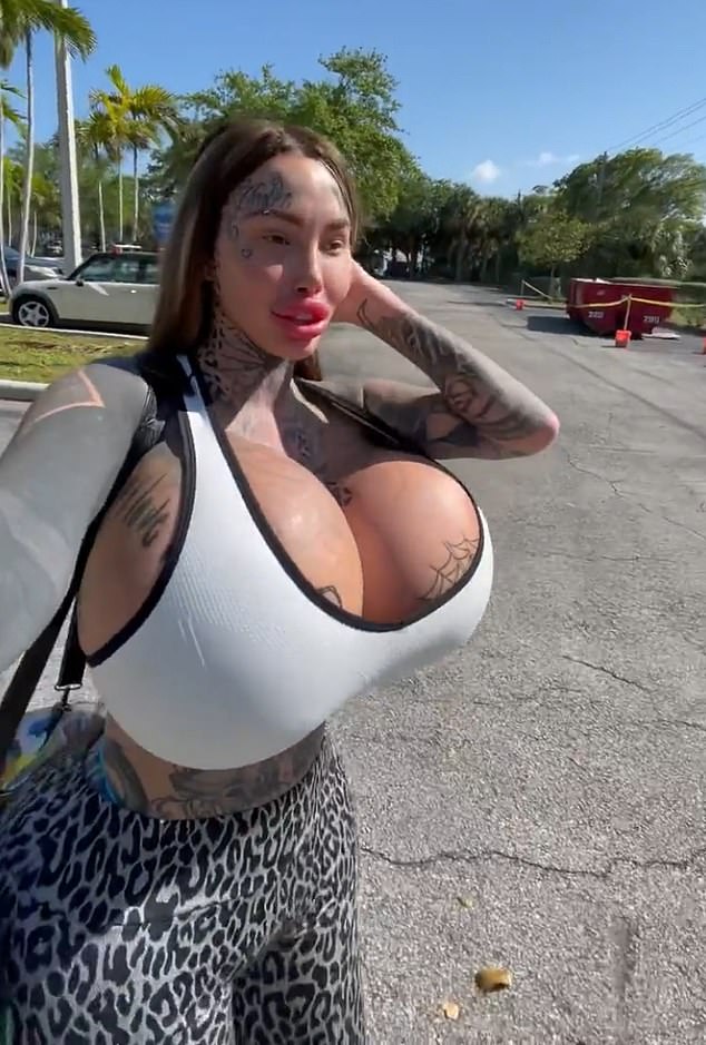 cassondra stevens recommends Huge Round Fake Boobs