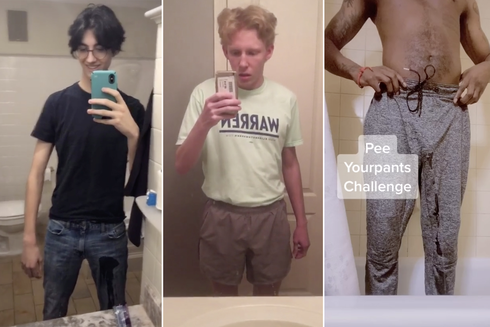 dean probert share guys peeing their pants photos
