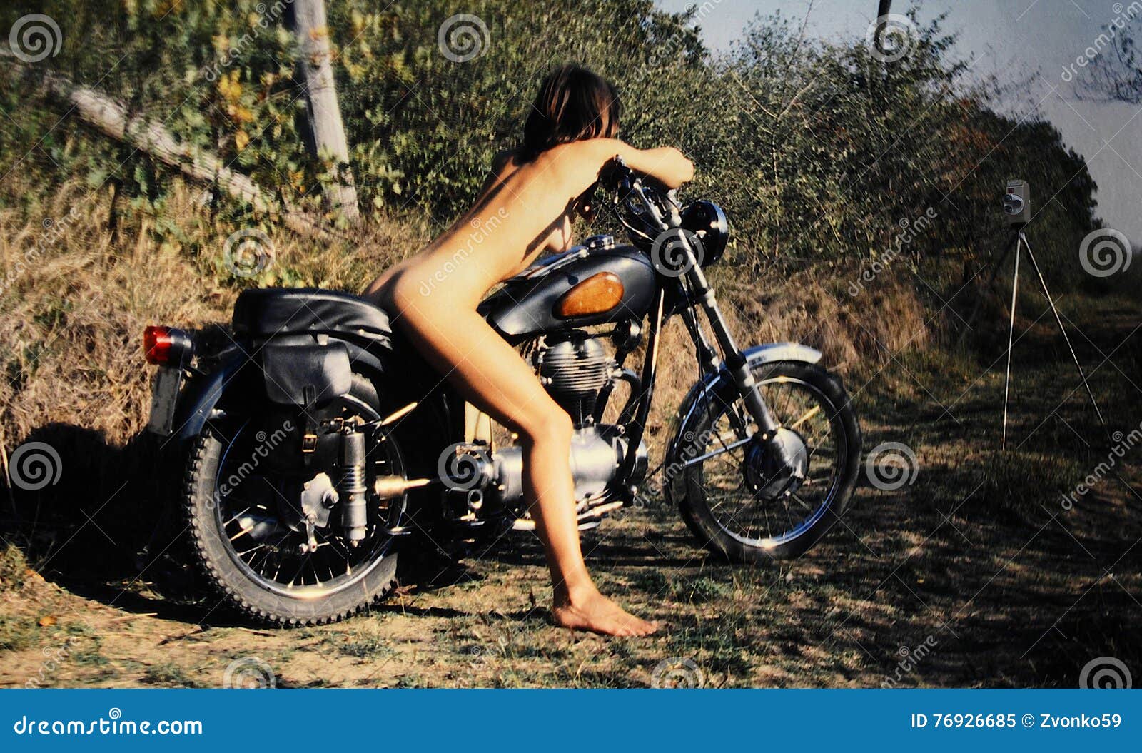 hot naked girls on motorcycles
