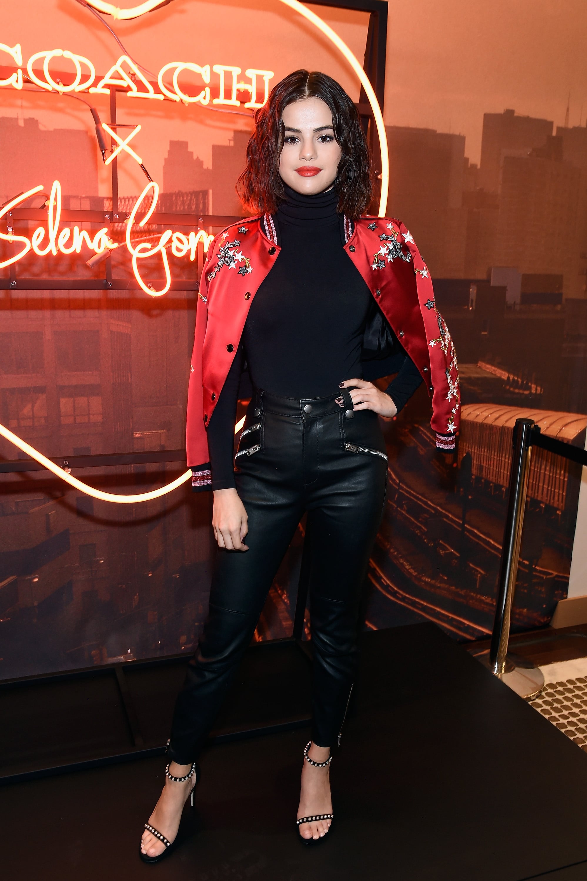 Best of Selena gomez red leather