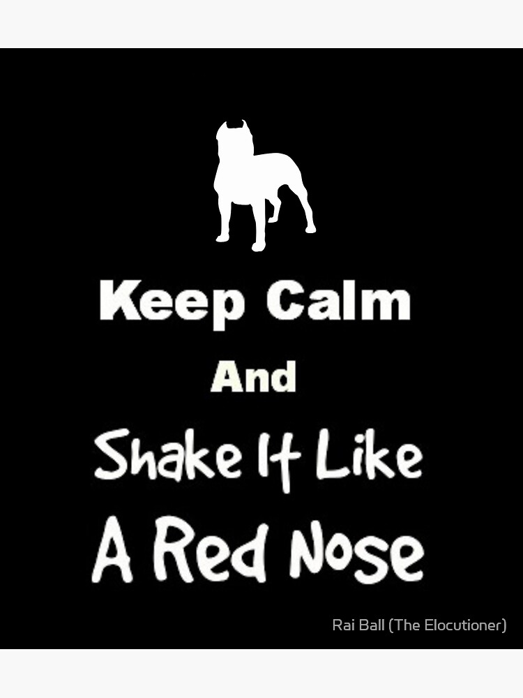 shake it like a red nose