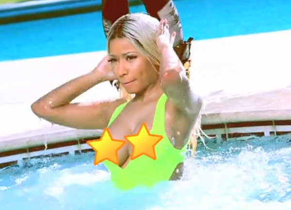 nicki minaj nip slip gif