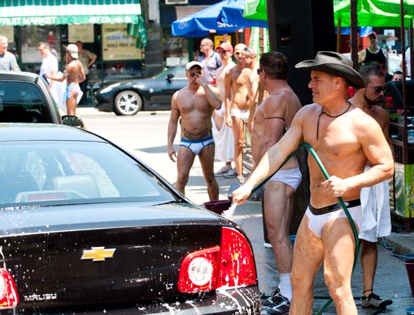Naked Men Car Wash angel kathy