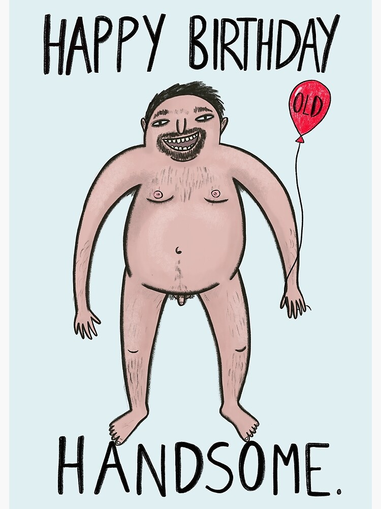 Naked Guy Happy Birthday gay womwne