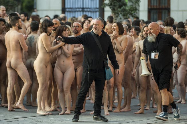 naked women on the street