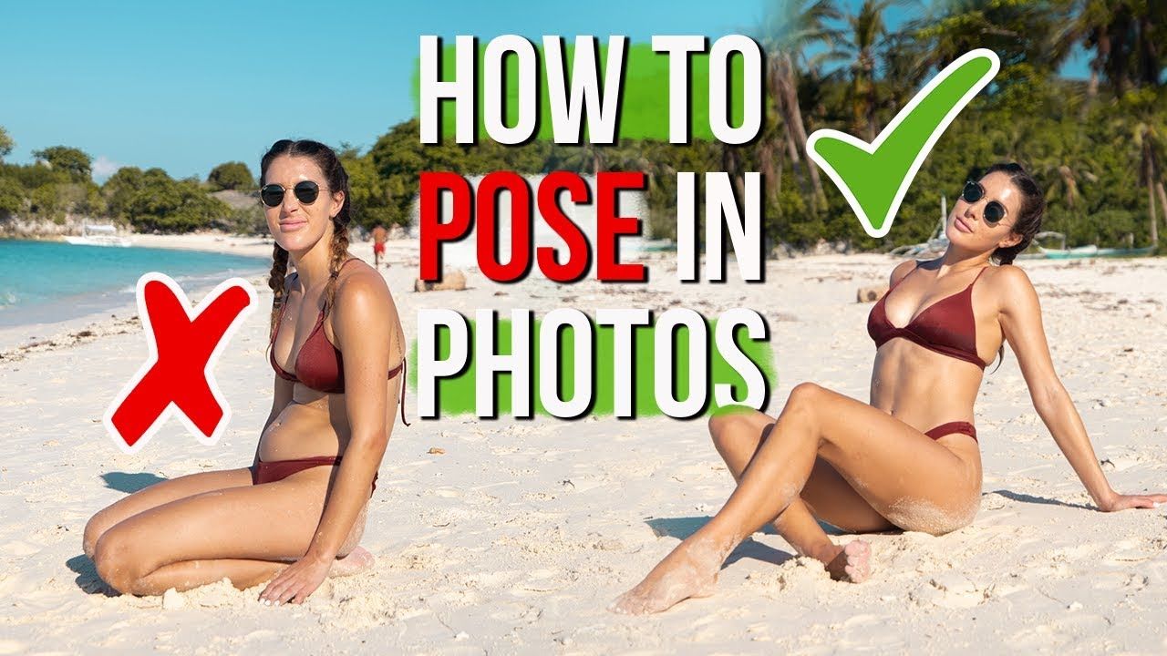 beach poses to look skinny