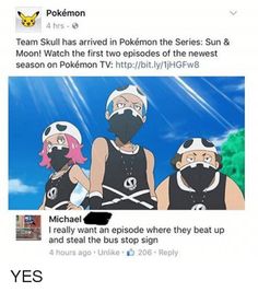 ashanti jenkins recommends Team Skull Bus Stop