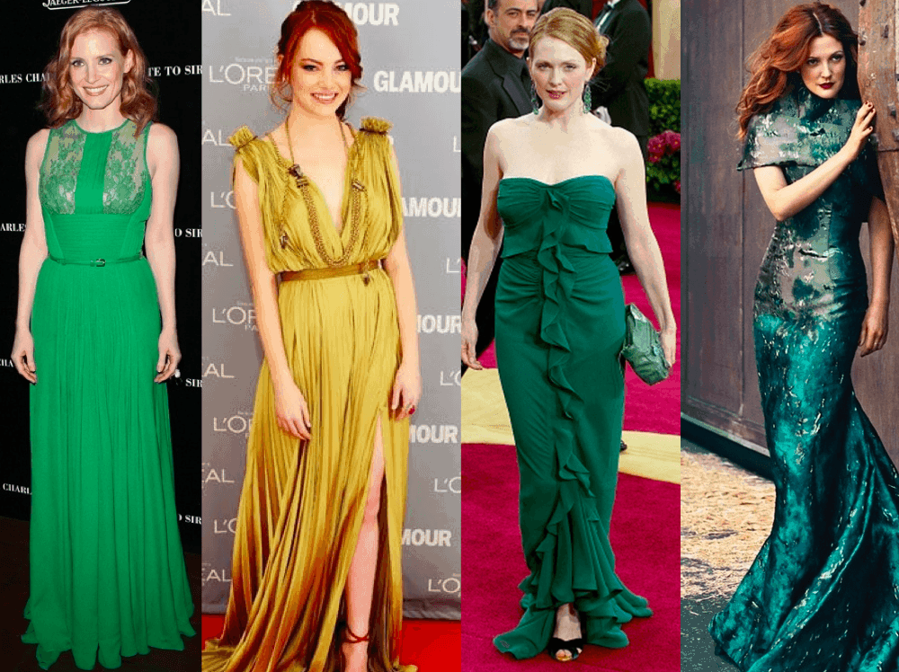 dan dilauro add redheads in green dresses photo