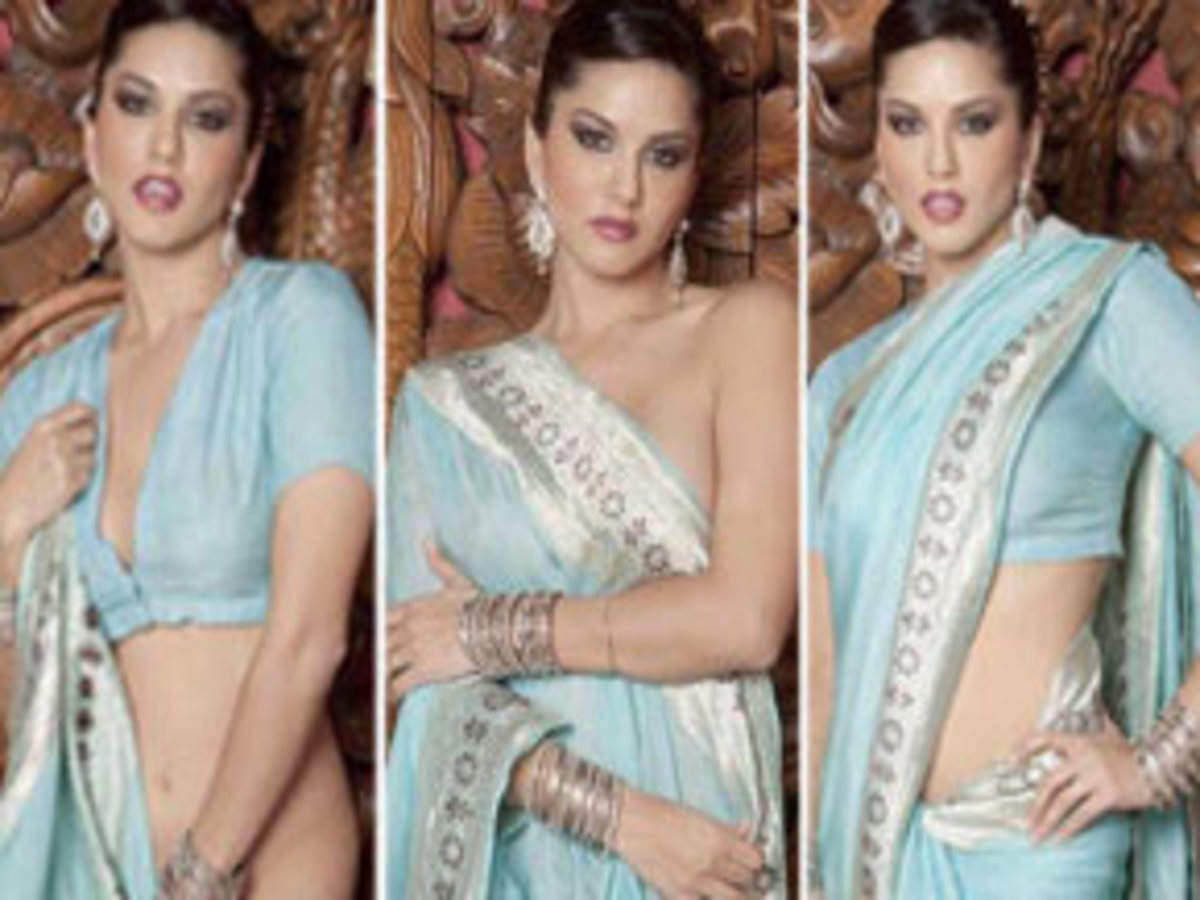 brenda cressey recommends sunny leone saree porn pic