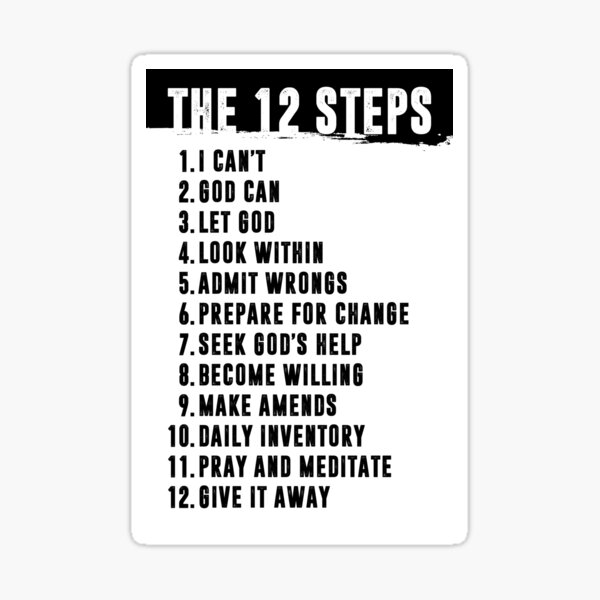 the 12 fucking steps