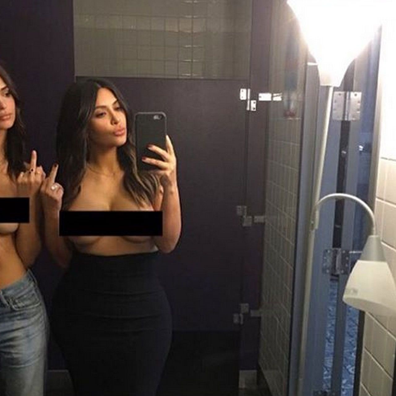 Emily Ratajkowski Kim Kardashian Topless Uncensored extreme anal