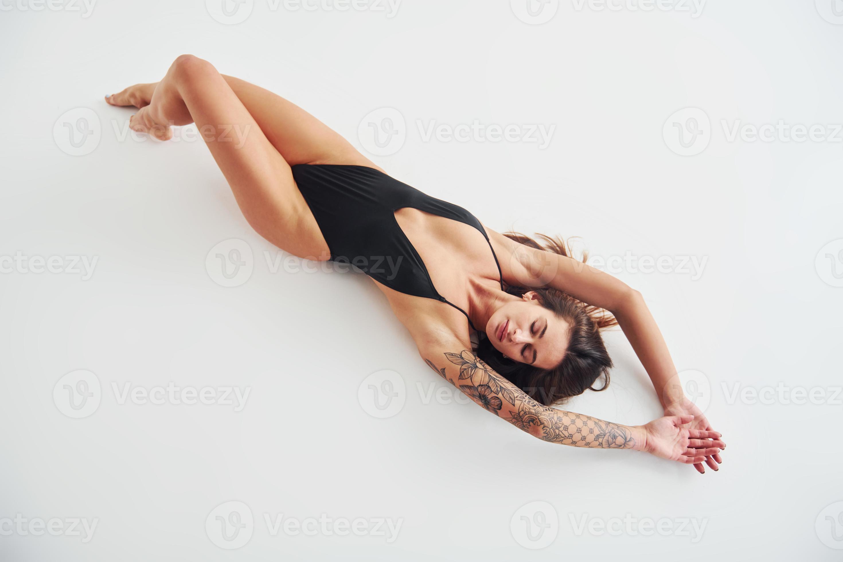sexy woman laying down