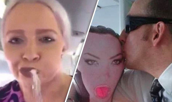 belinda arnold add air hostess kissing game photo