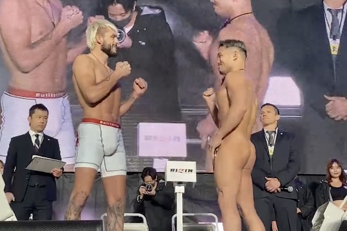 naked boxing weigh in