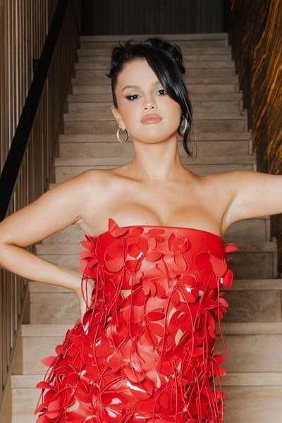 Selena Gomez Red Leather illicit behavior