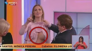 nudity caught on live tv