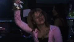 Drunk Girls At Club together ass