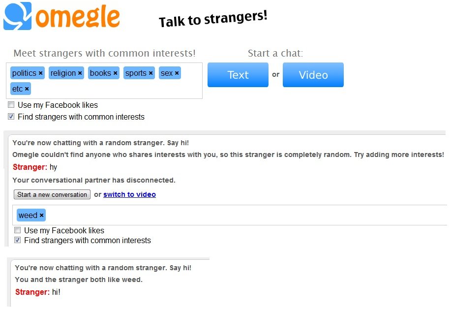 Best of Omegle tags for girls