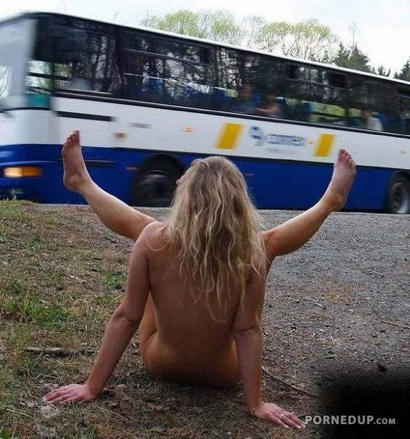 Best of Girls flashing on bus