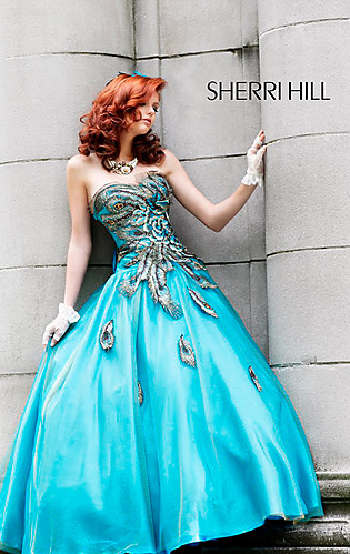 chanel long share prom dresses for redheads photos