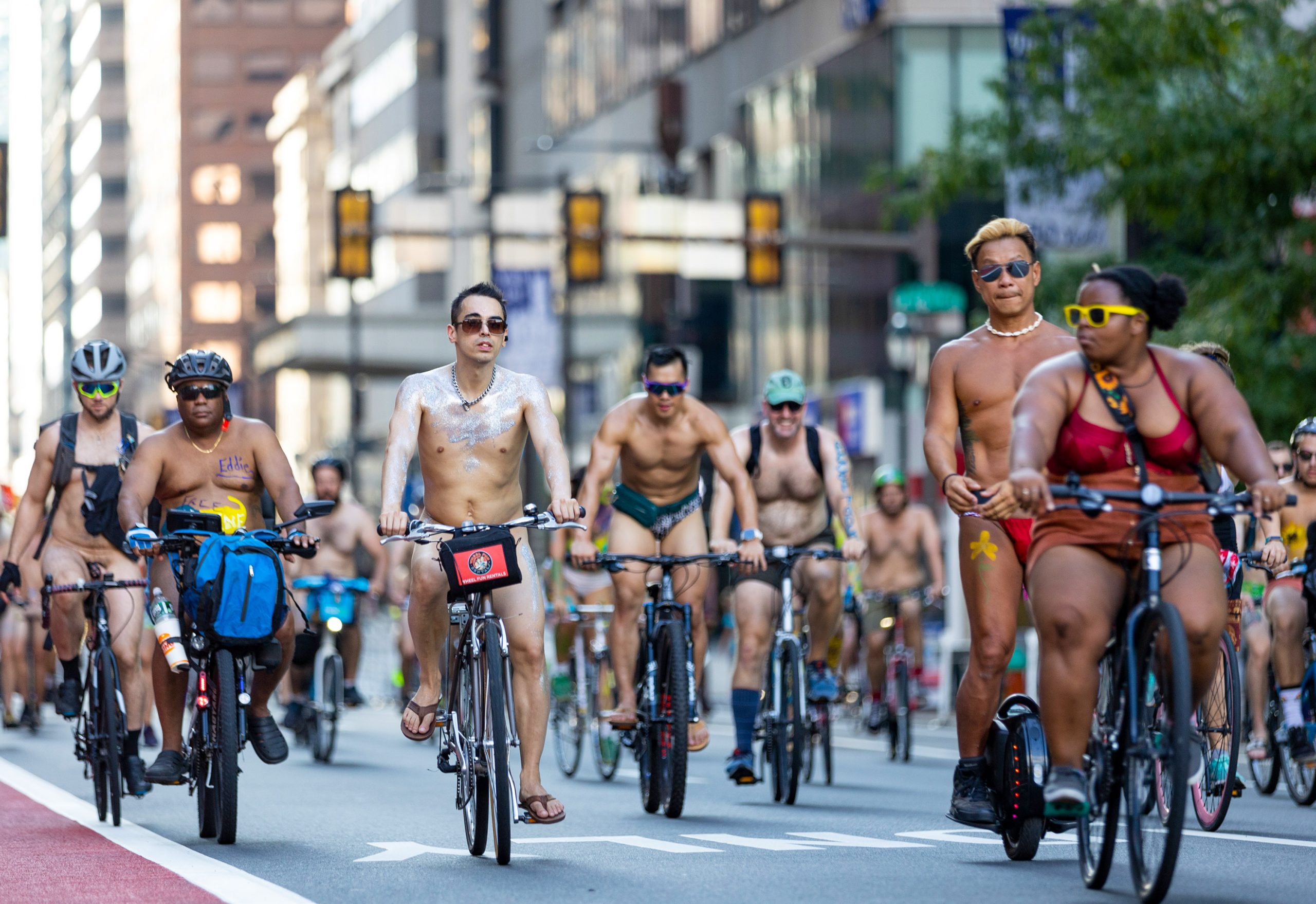 Best of Nude female bike riders