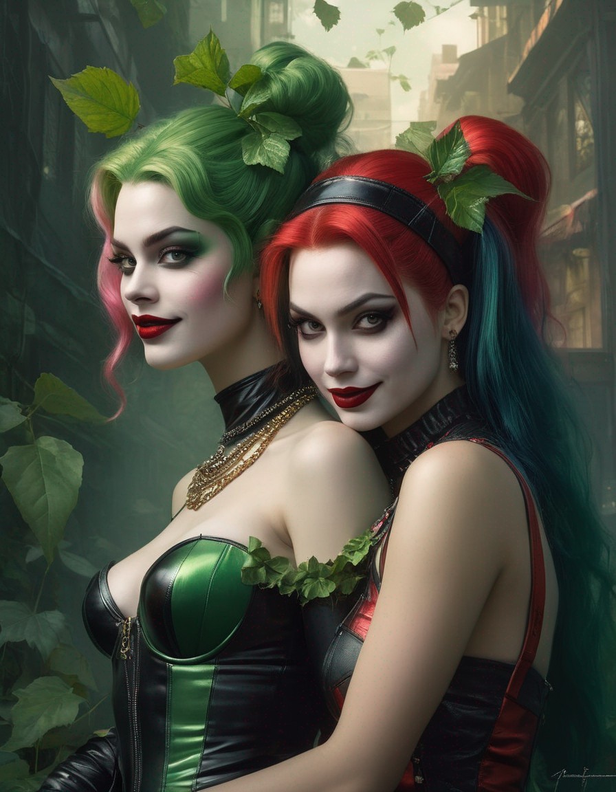 brooke mccrary recommends sexy harley quinn and poison ivy pic